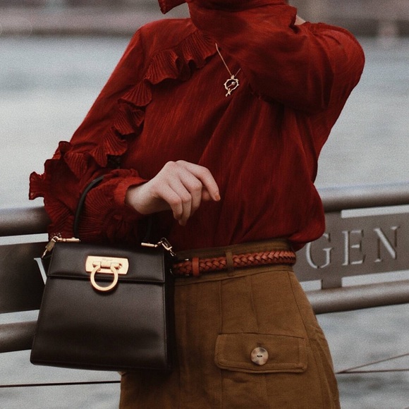 Salvatore Ferragamo Vintage small Kelly Bag black - Picture 8 of 8